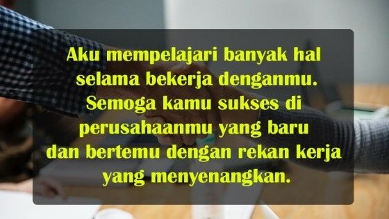 Kata Kata Perpisahan Kerja 45b00