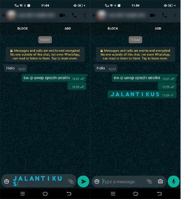 Cara Membuat Tulisan Berwarna Di Wa Tanpa Aplikasi Ed973