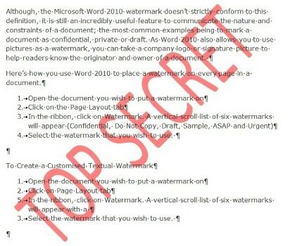 Cara Membuat Watermark Di Word 2020 07b8a