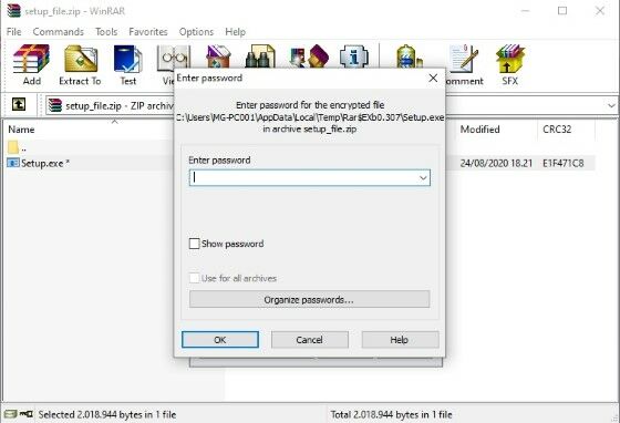 Cara bobol password file rar