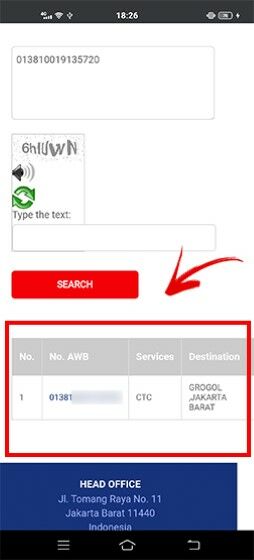 Cara Cek Paket Jne Tanpa No Resi Dengan Resi Jalantikus