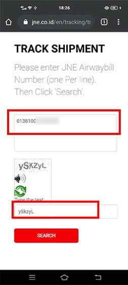 Cara Cek Paket Jne Tanpa No Resi Dengan Resi Jalantikus