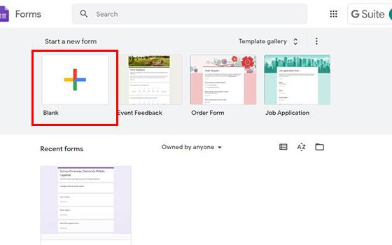 cara membuat google form di pc hp