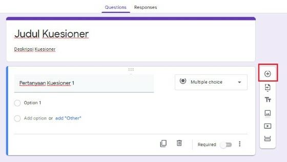 Cara Membuat Google Form Untuk Kuesioner F37d5