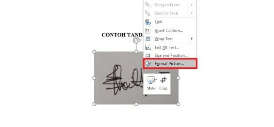 Cara Membuat Tanda Tangan Di Word Tanpa Scan 4468d