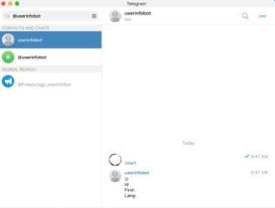 Id Telegram Bot 47a2d