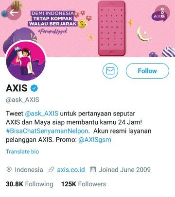 Lapor Axis Twitter B05ef