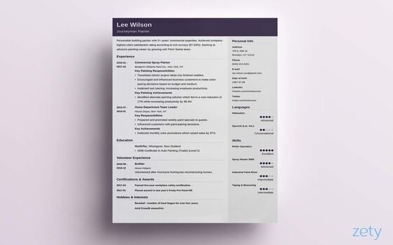Bikin Cv Online Gratis Zety 452ff