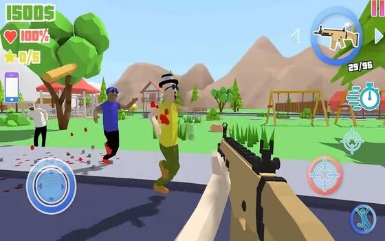 Dude Theft Wars Mod Apk Fitur Pengaturan Mudah Ee9f1