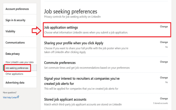 Cara Upload Cv Di Linkedin Klik Job Application Settings 4cb2f