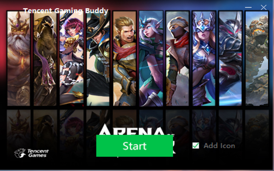 Tencent Gaming Buddy Klik Start D445d