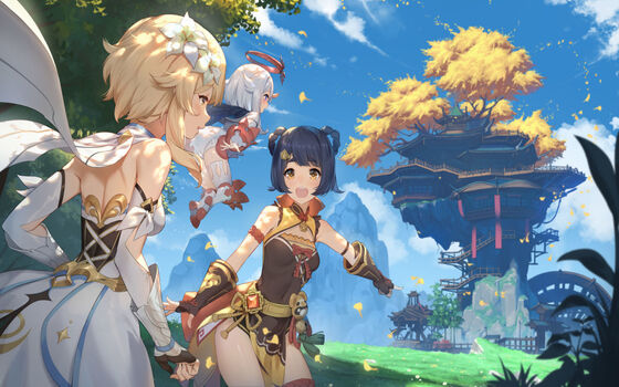 Game Online Perempuan Genshin Impact 384c7