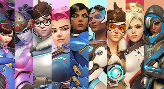 Game Online Perempuan Overwatch D6285