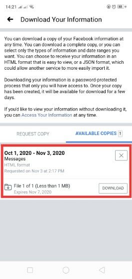 Cara Mengembalikan Pesan Messenger Yang Terhapus Di Pc A9b02