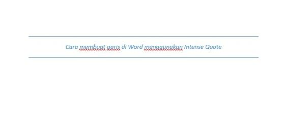 Cara Membuat Garis Di Word Seperti Buku Deb35