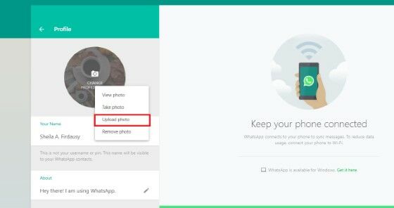 Cara Mengganti Profil Wa 9000d
