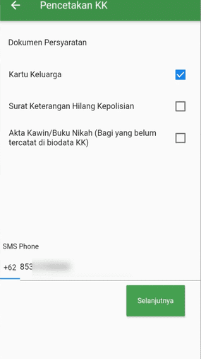 Cara Membuat Kartu Keluarga Online Isi Ceklist 75b2f
