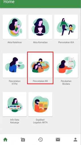 Cara Membuat Kartu Keluarga Online Klik Permohonan Kk 37b1c