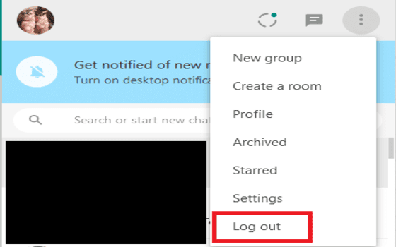 Cara Keluar Dari Whatsapp Web Klik Log Out 564bc