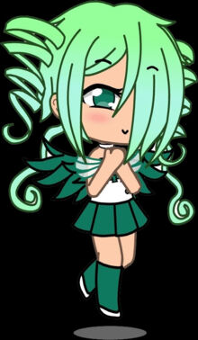 Gambar Gacha Life Keren Green Vibe 37ef3