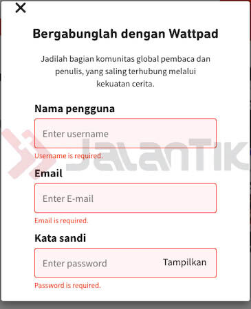 Cara Masuk Ke Akun Wattpad Yang Lama 57654