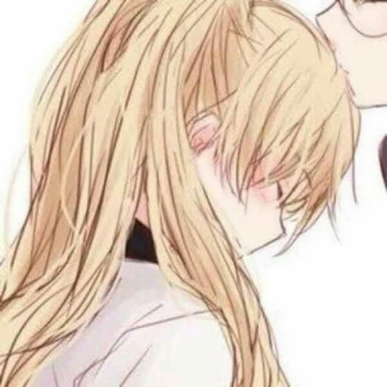 Gambar Anime Couple Keren Terpisah Forehead Kiss 1 F85de