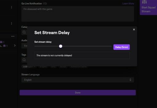 Stream Sniping Delay 5694c