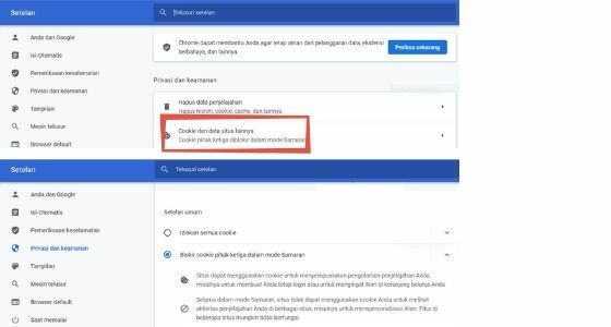 Cara Mengaktifkan Cookie Di Google Chrome B95d4