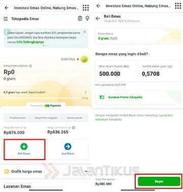 Cara Berinvestasi Emas Online Bagi Pemula Di Tokopedia Fe920
