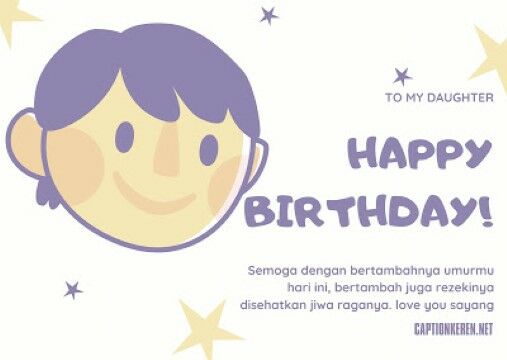 50+ Ucapan Ulang Tahun Islami untuk Anak Perempuan | Jalantikus