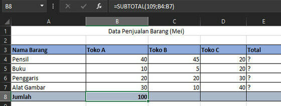 Panduan dan Rumus Cara Menjumlahkan di Excel | Jalantikus