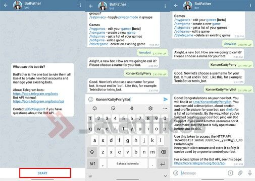Cara Membuat Bot Telegram 86d20