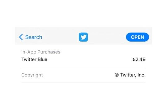 Twitter Blue 7f7be