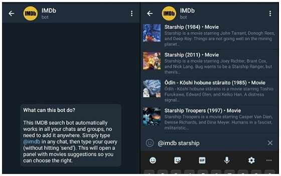 Rekomendasi Bot Telegram Berguna Imdb Bot D2d02