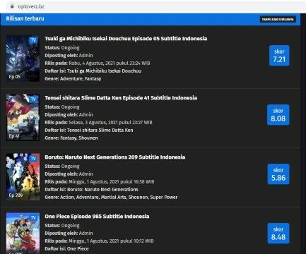 Anime Lengkap Subtitle Indonesia Oploverz D03a9