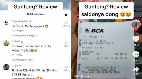 Komentar Ditjen Pajak Akun Tiktok Saldo 11 Triliun 0b3a5 18797