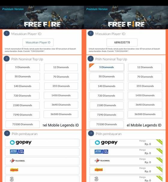 Top Up Ff 42154