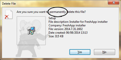 Cara Hapus File Permanen