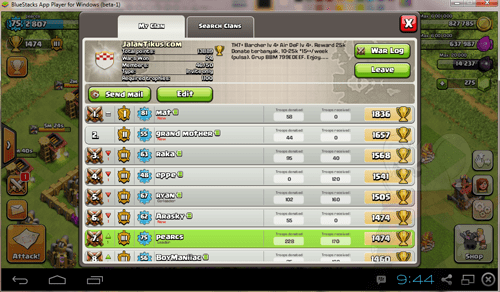 cara main clash of clans di pc jalantikus