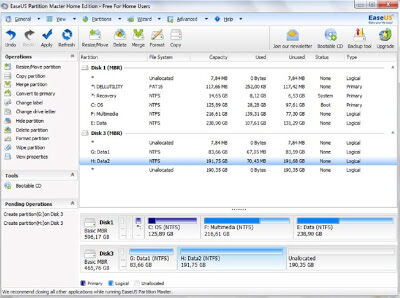Cara Partisi Harddisk Easus Home