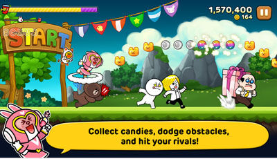 Game Android Terbaru Edisi Februari 2014 Line Party Run 1