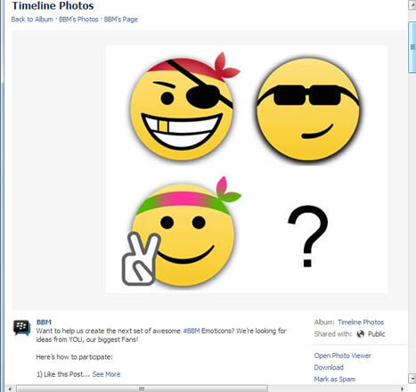 Desain BBM Emoticon Terbaru Sesuai Keinginan Kamu