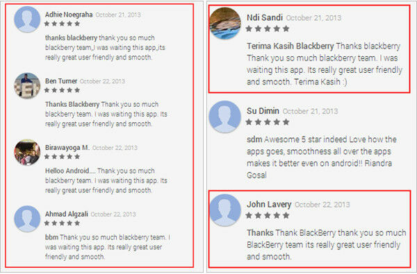 Rating 5 Bintang BBM Dalam Google Play Store Merupakan Rating Palsu