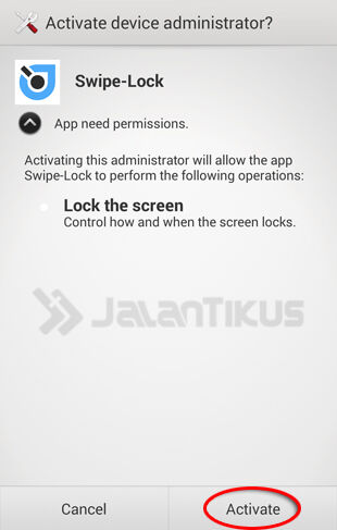 Cara Kunci Android Dengan Mengusapkan Jari ke Samping - JalanTikus.com