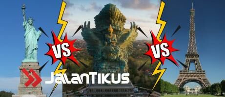 Telan Biaya Lebih dari 1 Triliun, Patung Garuda Wisnu Kencana Lebih Mahal dari Menara Eiffel dan Patung Liberty!