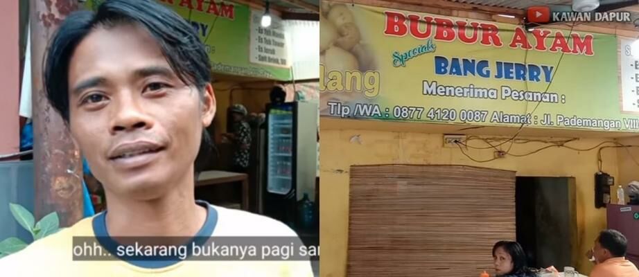 Kisah Mantan Preman Terminal yang Banting Setir Jadi Penjual Bubur, Kini Punya 8 Cabang di Jakarta