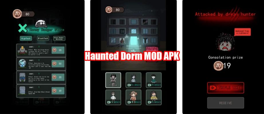 Download Haunted Dorm MOD APK v1.1 Unlimited Money | JalanTikus