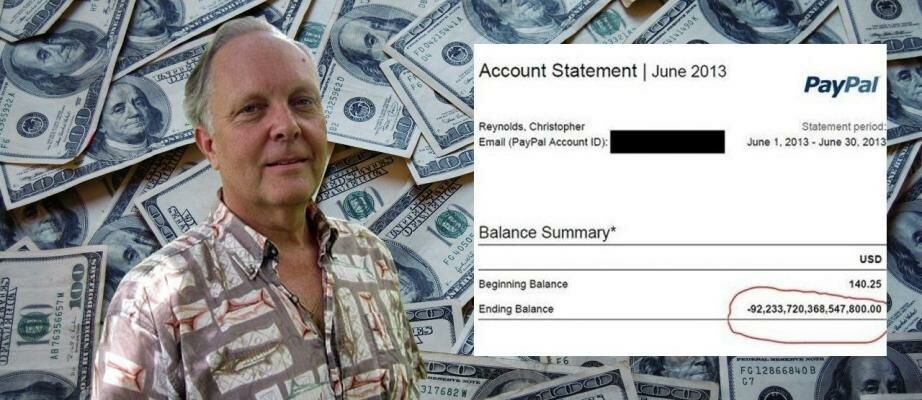 Wow! Pria Ini Pernah Jadi Orang Terkaya di Dunia Berkat Duit Nyasar Rp1.409 Kuintiliun dari PayPal