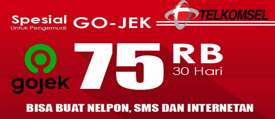 Cara Daftar Paket Telkomsel Gojek Untuk Mitra Driver Jalantikus