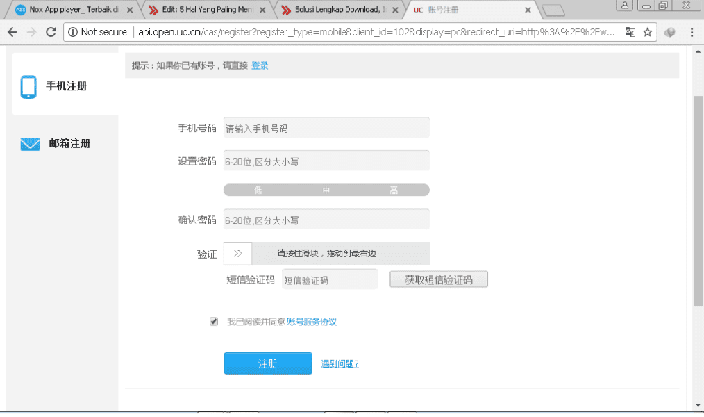 registrasi game